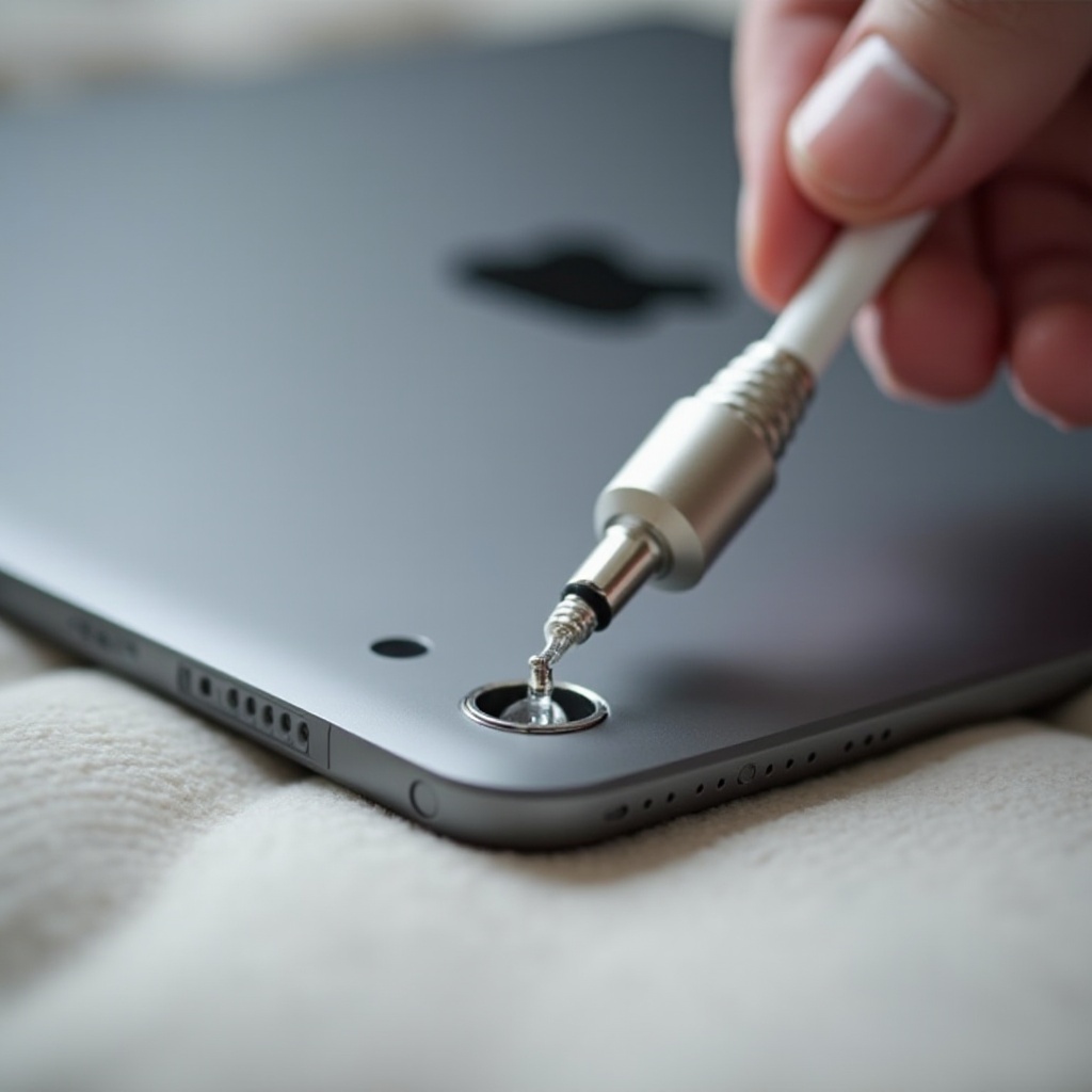 headphone plug stuck in ipad