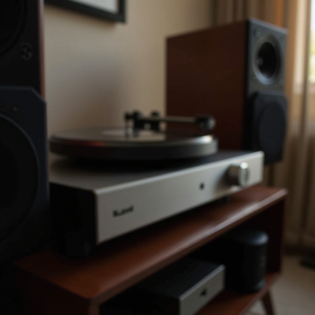 amplifier for turntable and speakers